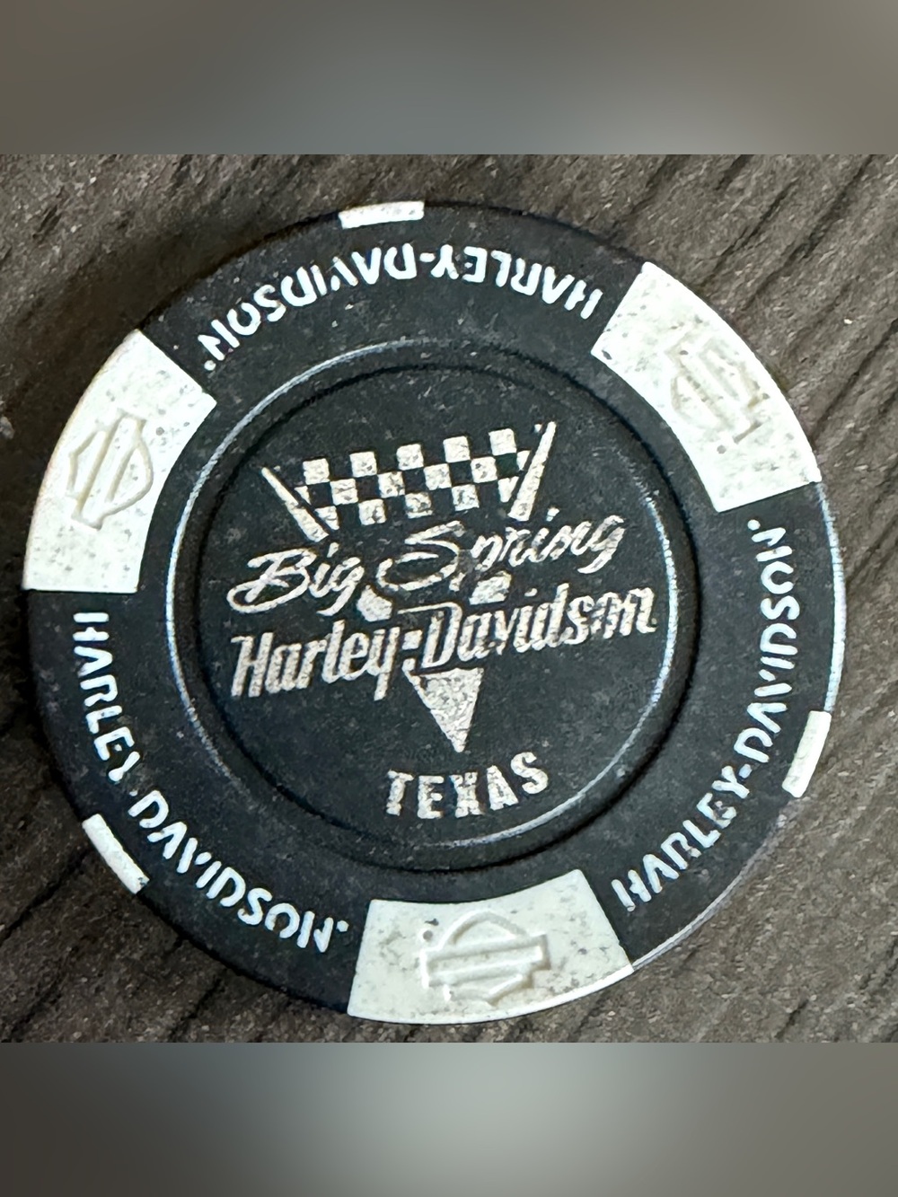 Collectible Harley Davidson Poker Chip Big Spring Harley Davidson Big Spring, TX
